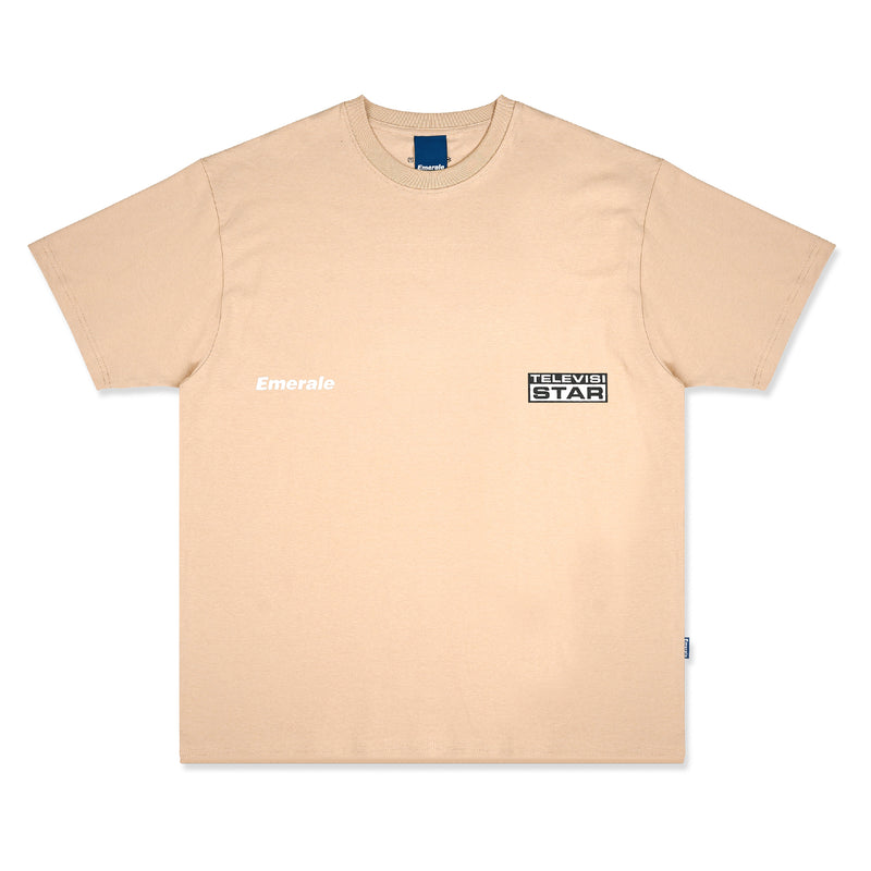 Emerale x Televisi Star T-shirt - Cream