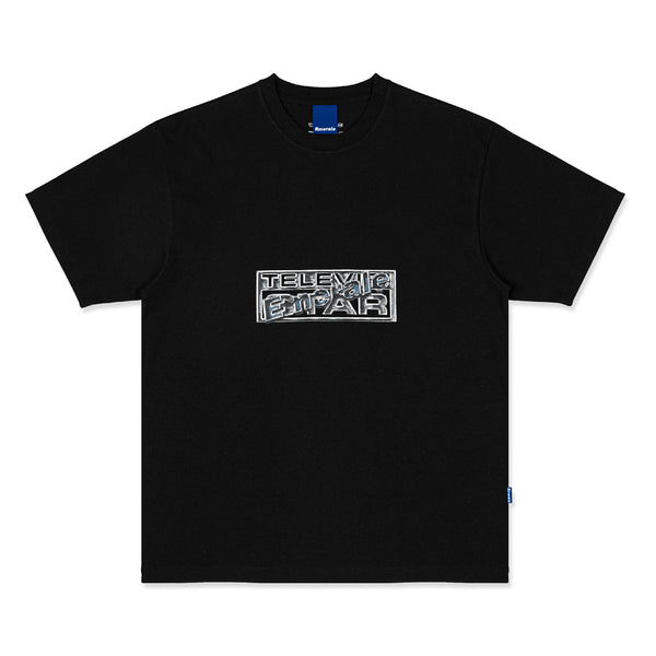 Emerale x Televisi Star Logo Box T-shirt - Black