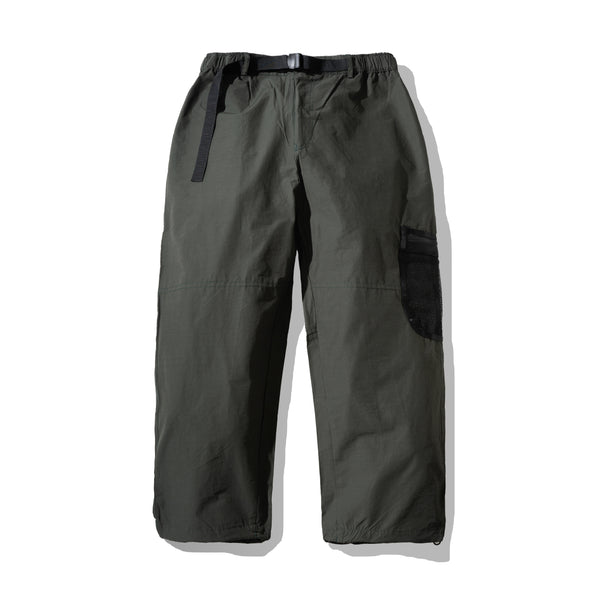 Mesh Pocket Pants - Olive Green