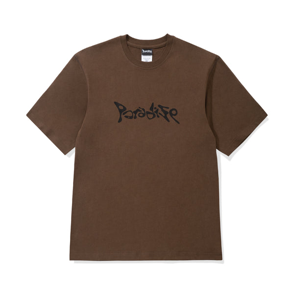 Paradise Logo T-shirt  - Dark Brown
