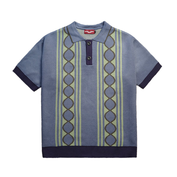 Polo Knit Shirts - Blue