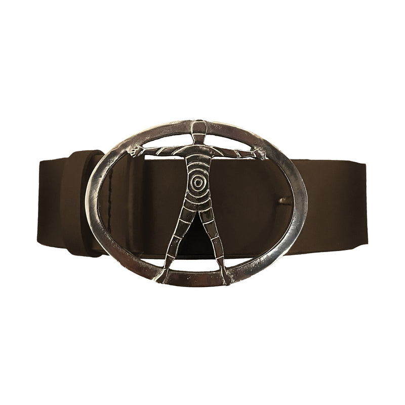 HS Logo Belt - Brown