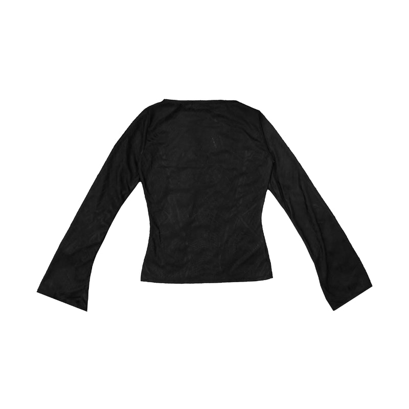 Eclipse Longsleeve Top - Black