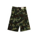 Commander Green Camo Cargo Jorts - Green Camouflage