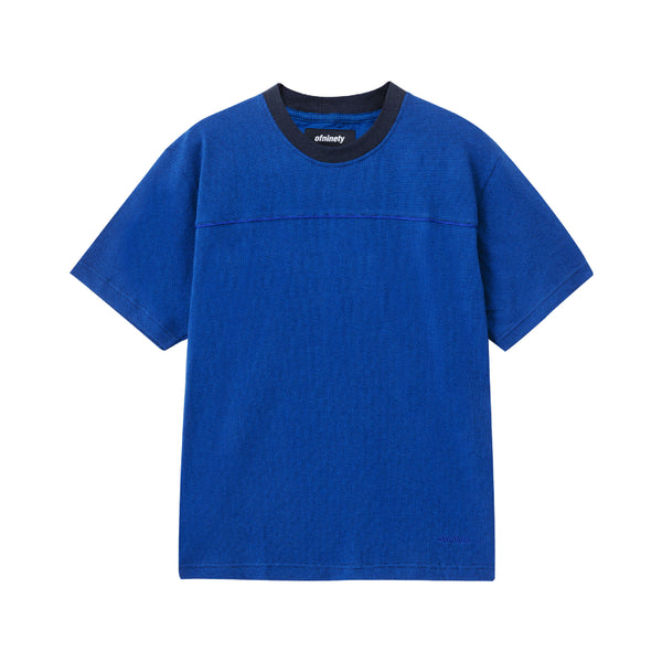 Houndstooth Paneled - Blue