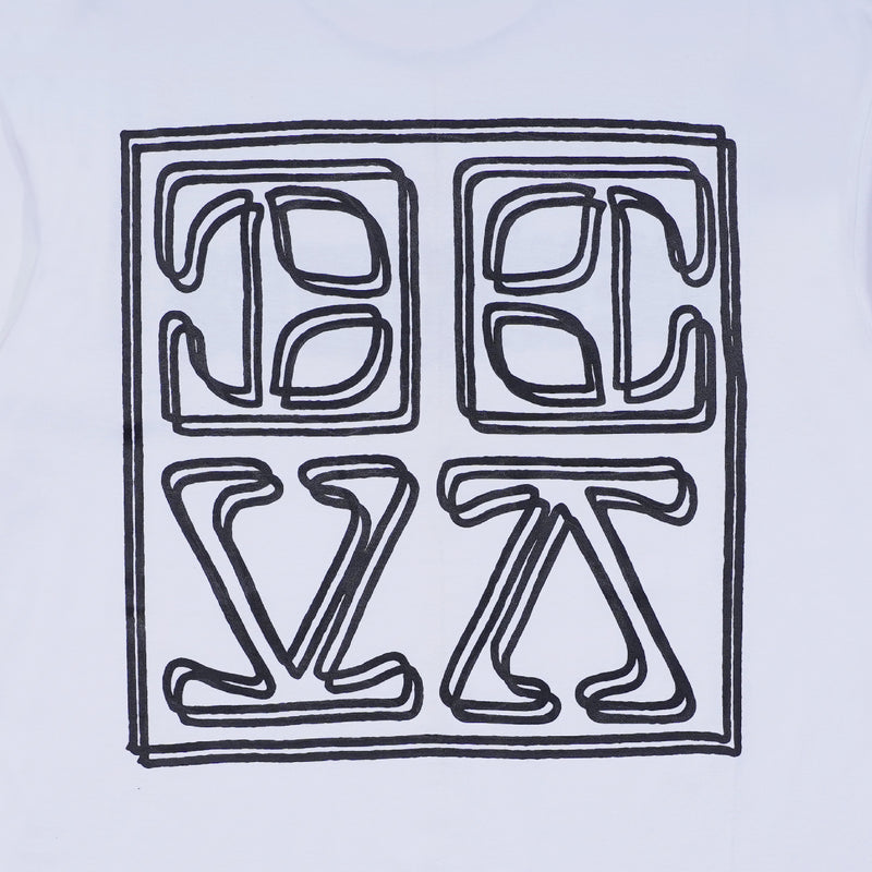 Cracked Logo - White