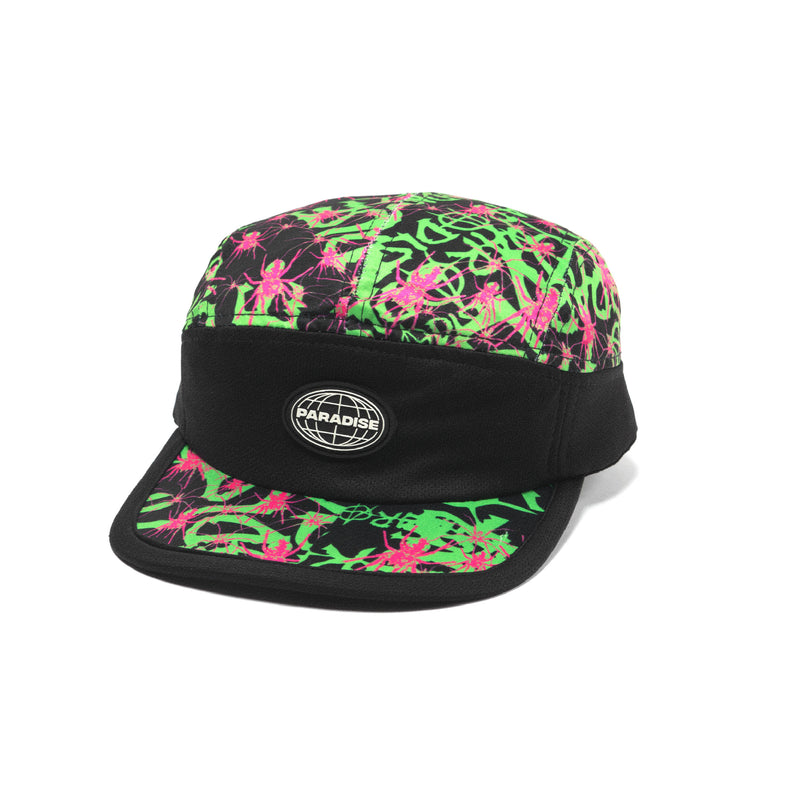 Spider 5 Panel Cap - Black