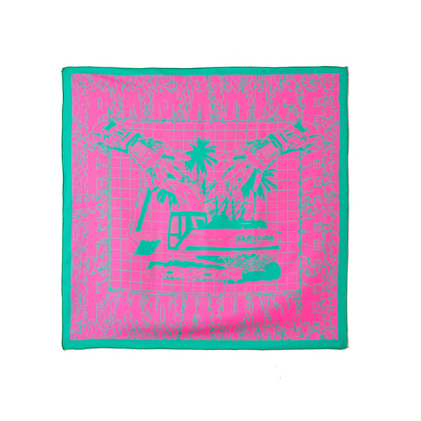 Exploited Scarf Bandana - Green And Pink