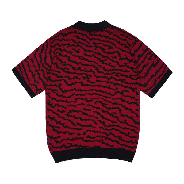 Mayhem Polo Knit  - Red