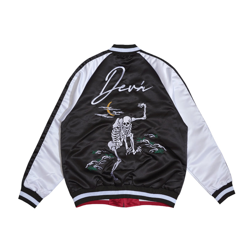 Macabre Reversible Souvenir Jacket - Black