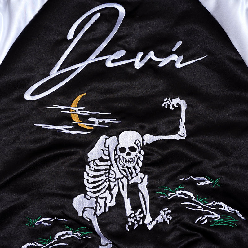 Macabre Reversible Souvenir Jacket - Black