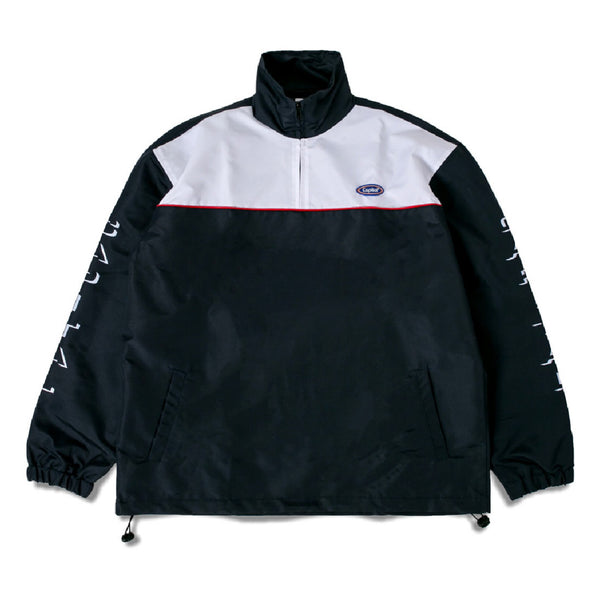 Half Zip - White/Navy
