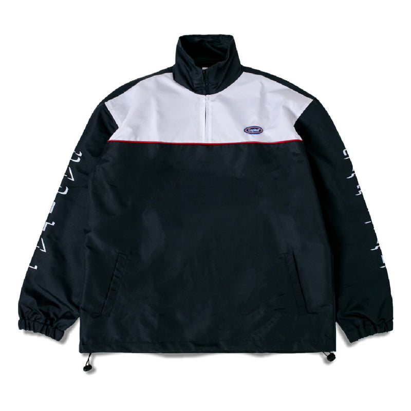 Half Zip - White/Navy