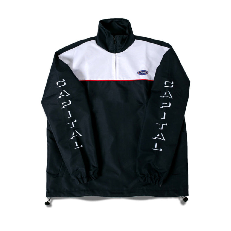 Half Zip - White/Navy
