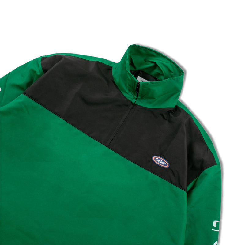 Half Zip - Black/Green