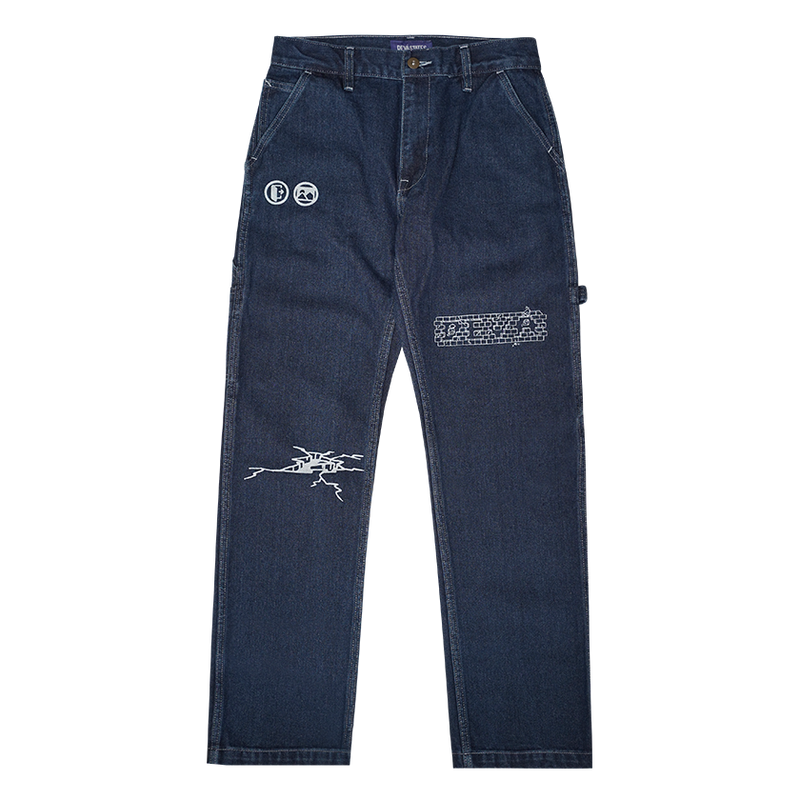 Carpenter Pants - Blue Washed