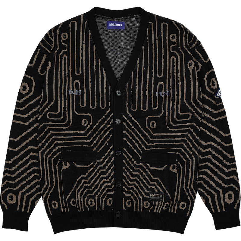 Ram Knitwear Cardigan - Covert Green