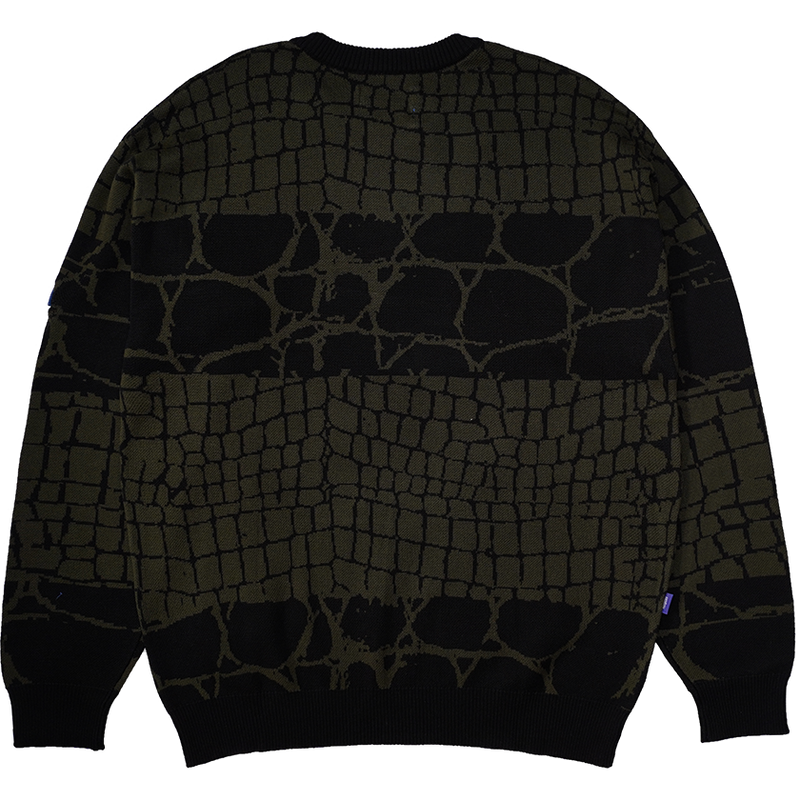 Reptile Knitwear - Black Olive