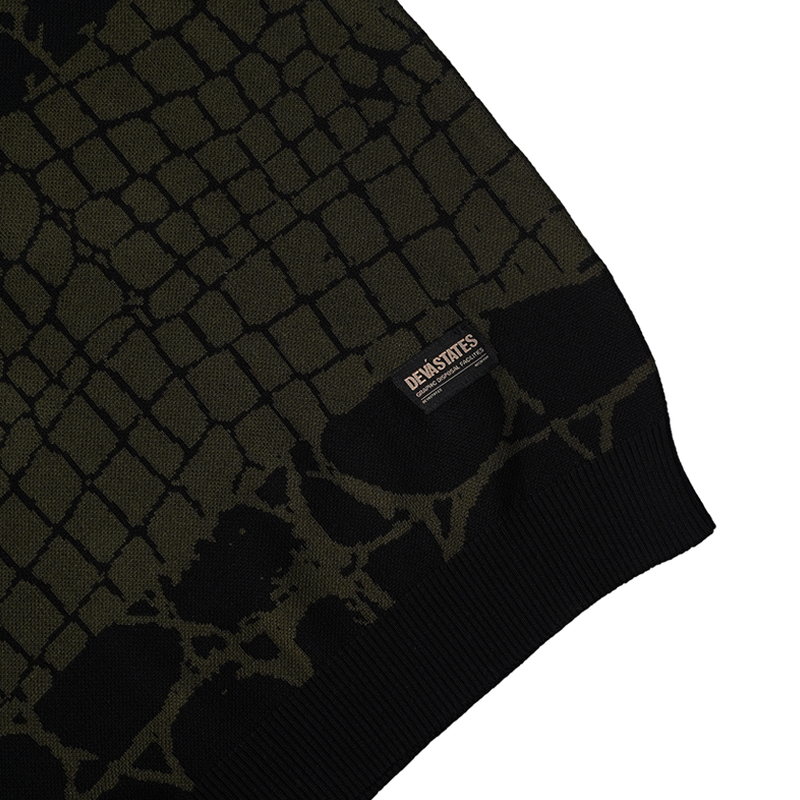 Reptile Knitwear - Black Olive