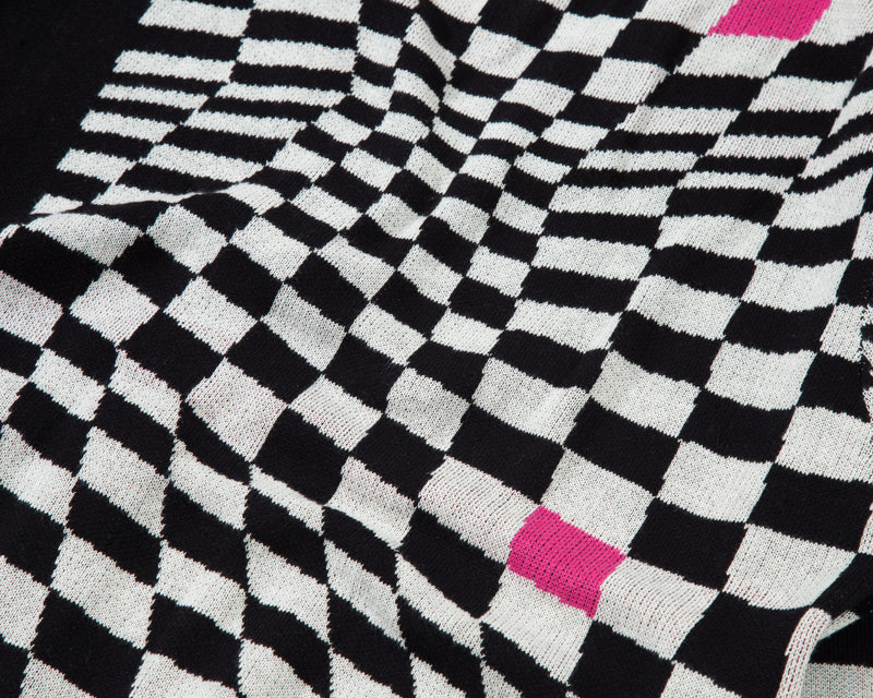 Elhaus X Buru Cardigan Grid - Collage