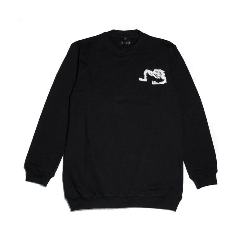Unsettled 9 Crewneck - Black