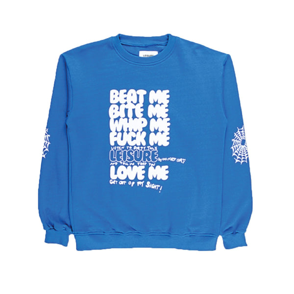 Beat Me Crewneck - Royal Blue