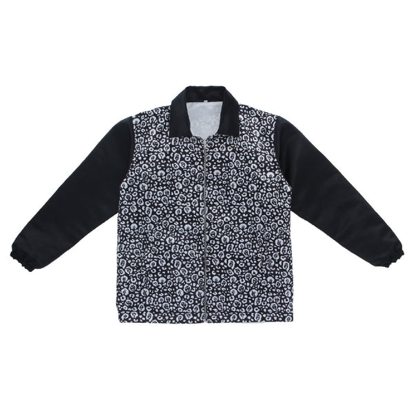 Lady Leopard Reversible Work Jacket - Black