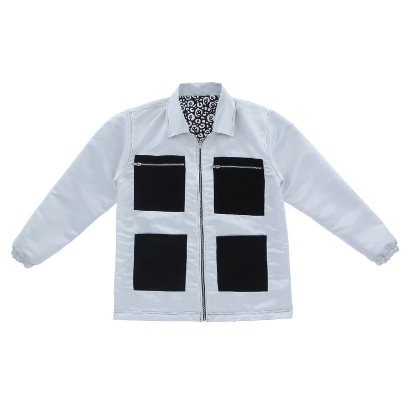 Lady Leopard Reversible Work Jacket - Black