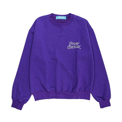 Outline Logo Crewneck - Purple