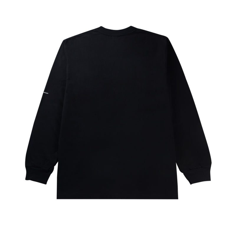 Comedian Longsleeve Pocket - Black