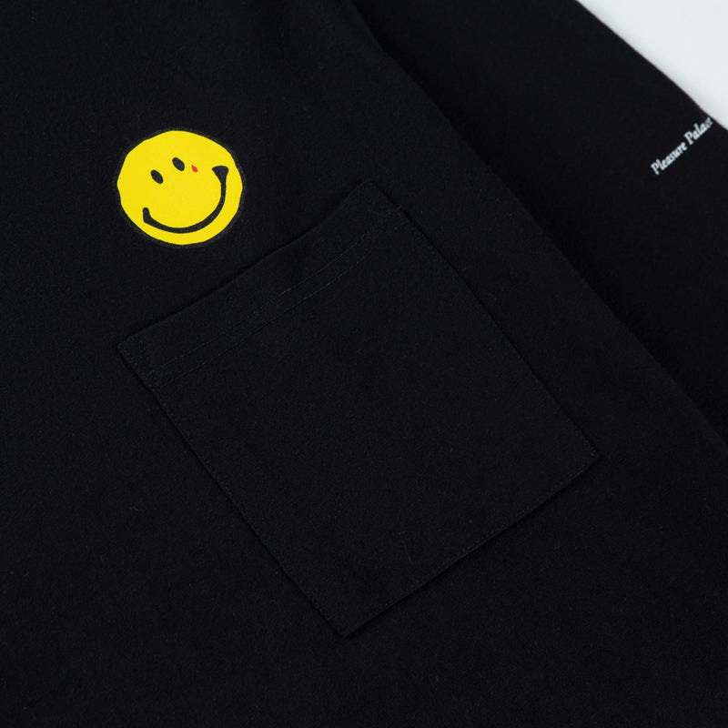 Comedian Longsleeve Pocket - Black