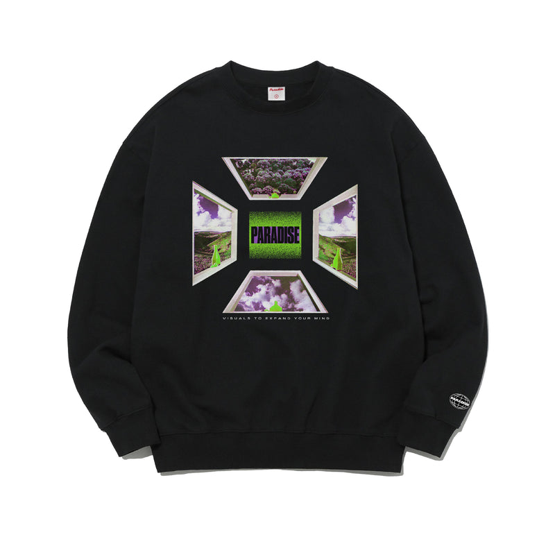 Impressionism Crewneck - Black