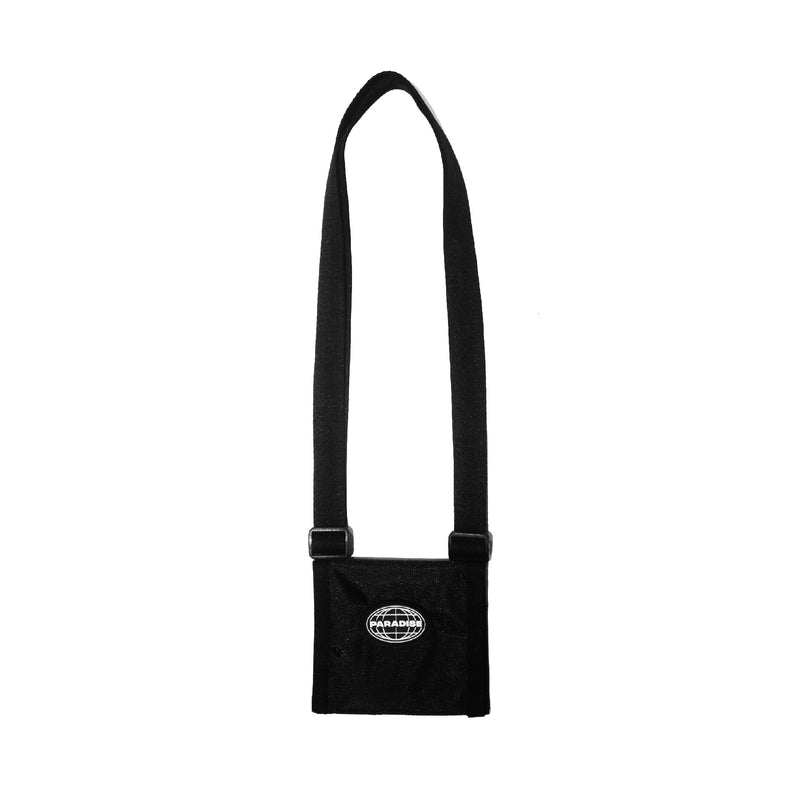 Paradise Shoulder Mini Wallet - Black