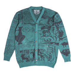 Ancient Sacred Plant Knitwear - Green