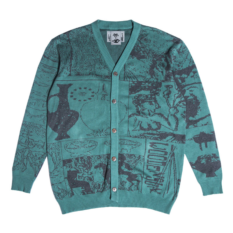 Ancient Sacred Plant Knitwear - Green