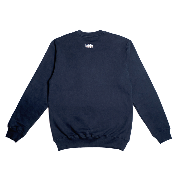 Framed Crewneck - Navy