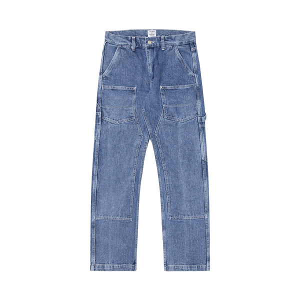 Cacho Carpenter Bio Washed Denim - Blue Washed