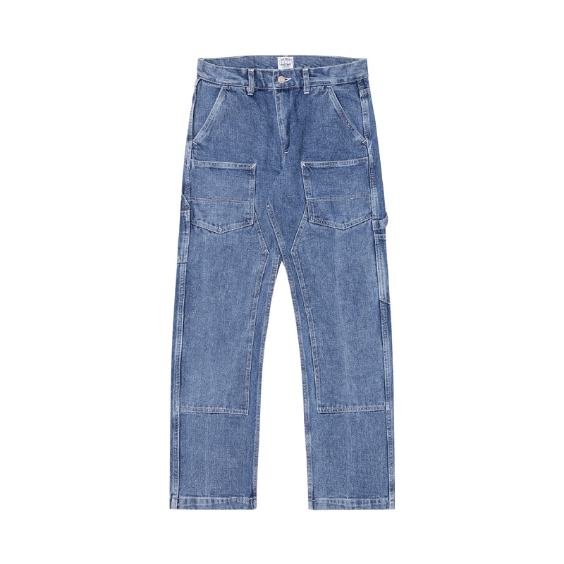 Cacho Carpenter Bio Washed Denim - Blue Washed
