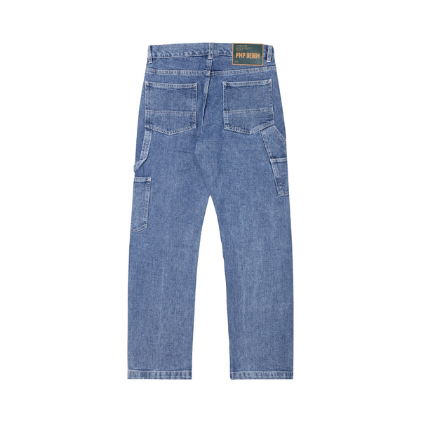 Cacho Carpenter Bio Washed Denim - Blue Washed