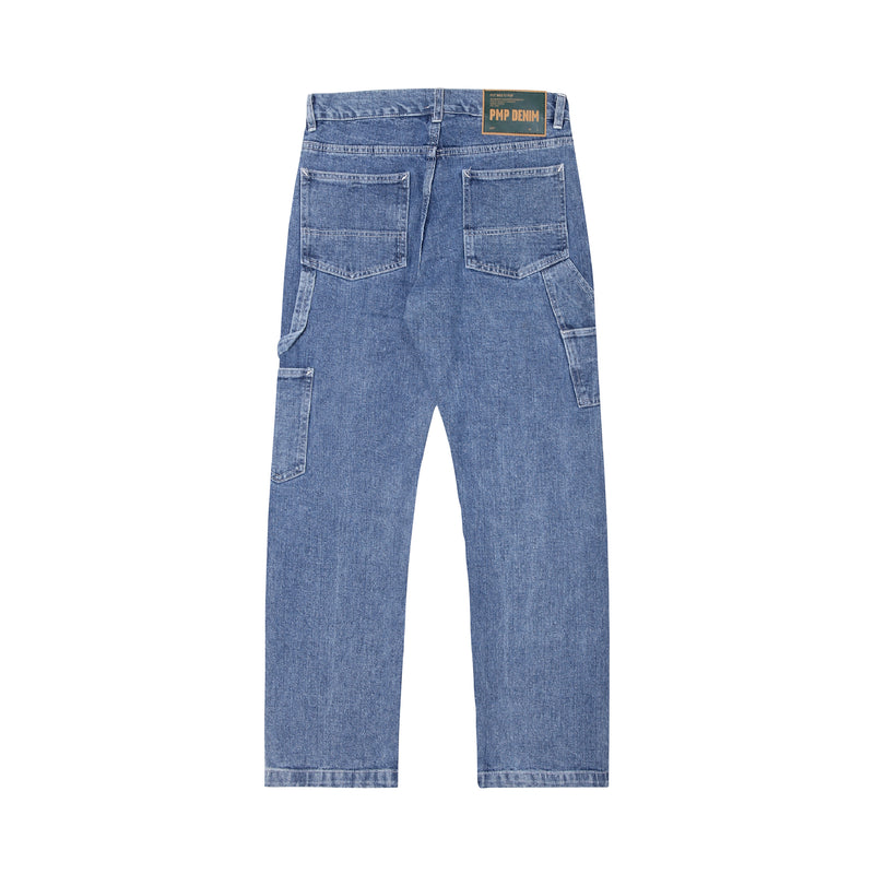 Cacho Carpenter Bio Washed Denim - Blue Washed