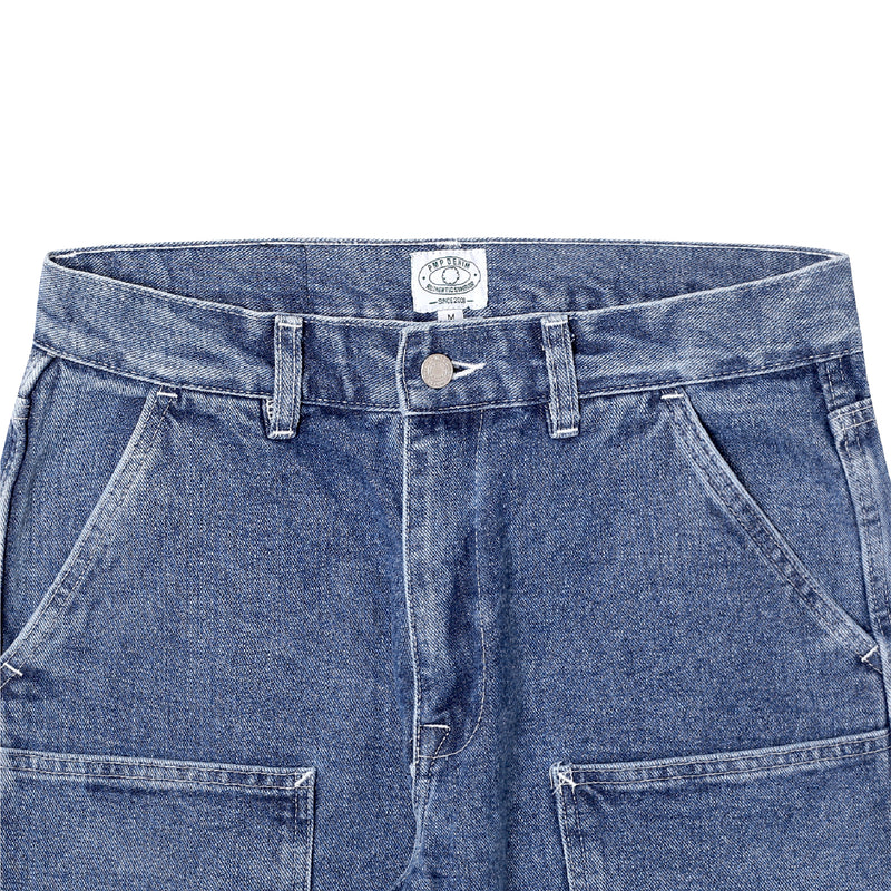 Cacho Carpenter Bio Washed Denim - Blue Washed