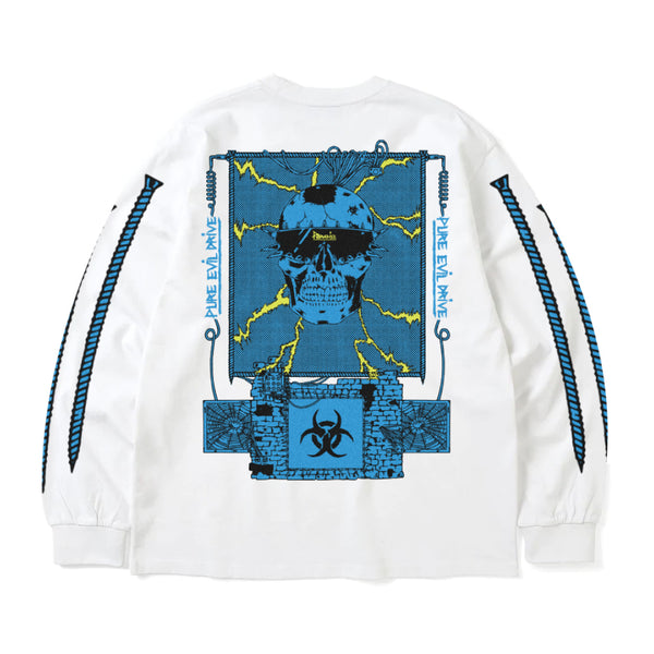 Pure Evil Longsleeve - White