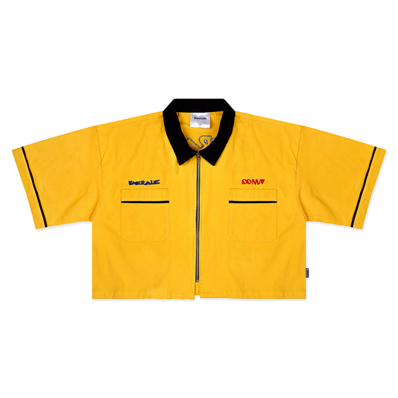 Emerale + Ooma Shirt Women Cocktail - Yellow