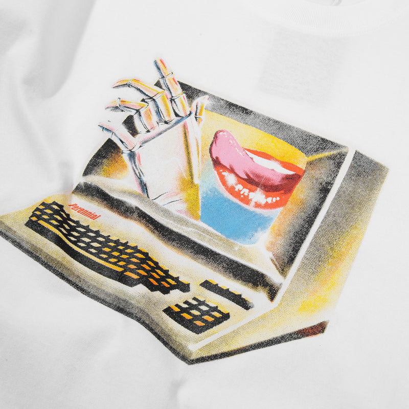 Computer Data - White