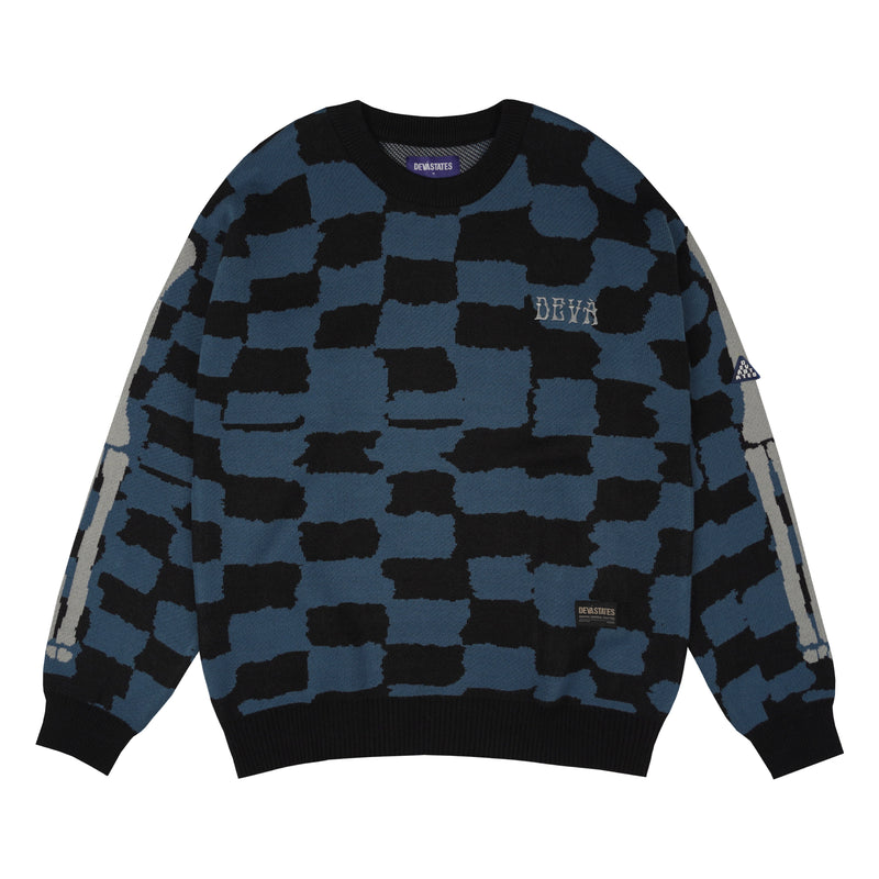 Skeletal Knitwear - Midnight Blue