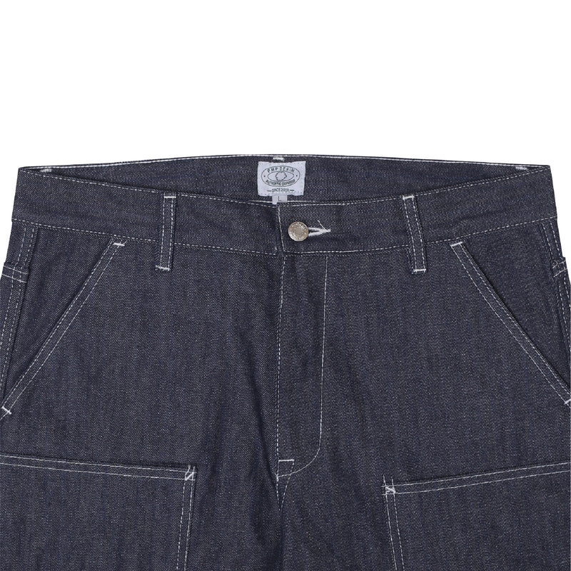 Cacho Carpenter Vertical Slub Denim - Dark Indigo