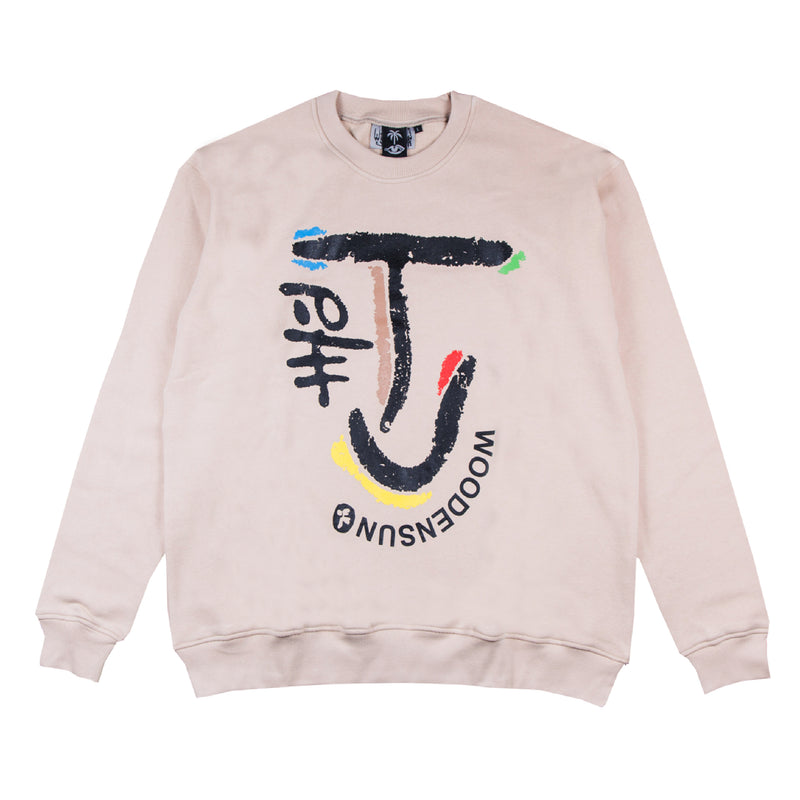 Moan Jiro Crewneck - Beige