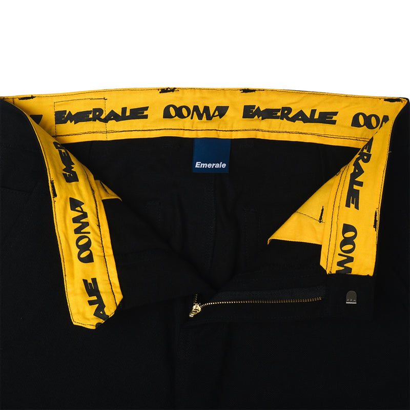 Emerale + Ooma Long Pants Carpenter Boogie - Black