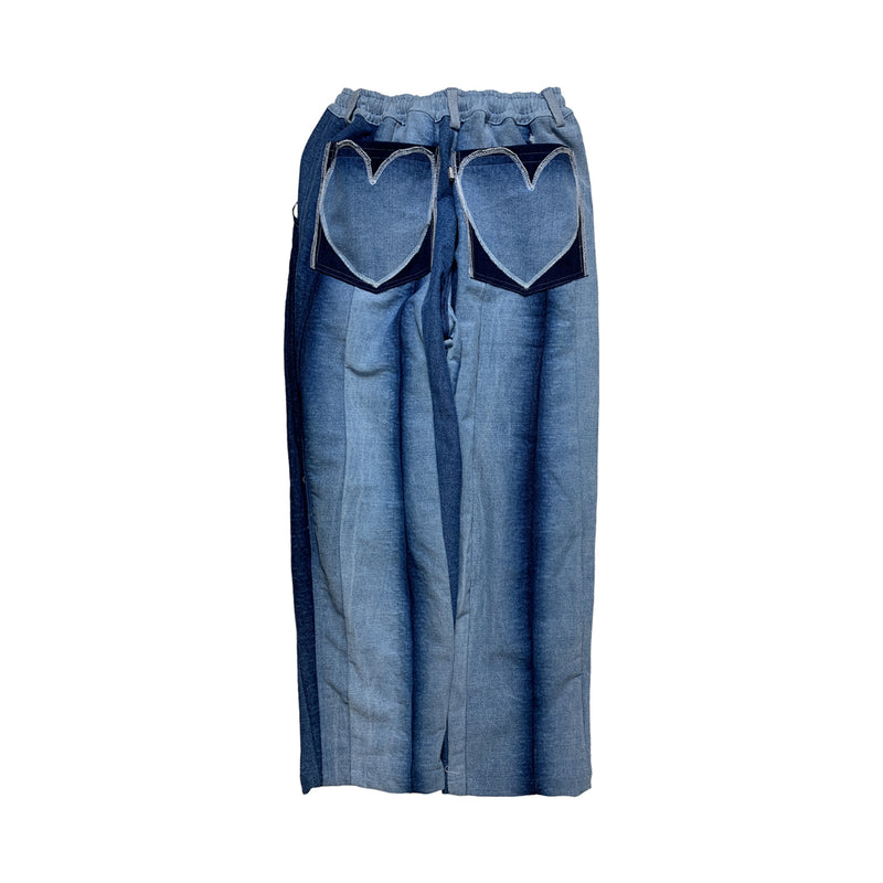 No Waste Denim Lilly Love Baggy Cut - Navy