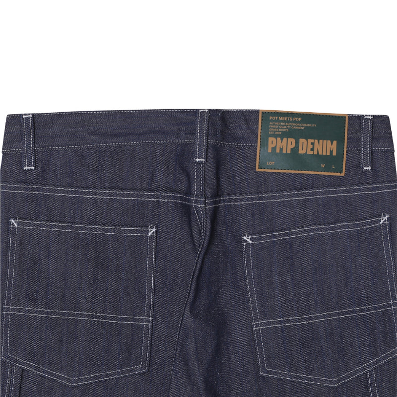 Cacho Carpenter Vertical Slub Denim - Dark Indigo